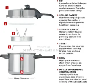 6lt Tower Induction Pressure Cooker
