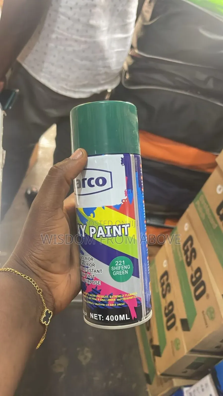 Original Anti Rust Oil Can Spray Green Colour We Have S