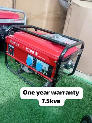 Pertinent 7.5kva 8500watts Petrol Generator Honda Japan Made