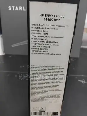 New Laptop HP 16GB Intel Core I7 SSD 512GB