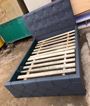 Designed Bed Frame \Leather Covered Double Suze