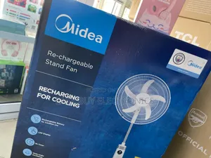 Elite Midea Electric Type Rechargeable Standing Fan