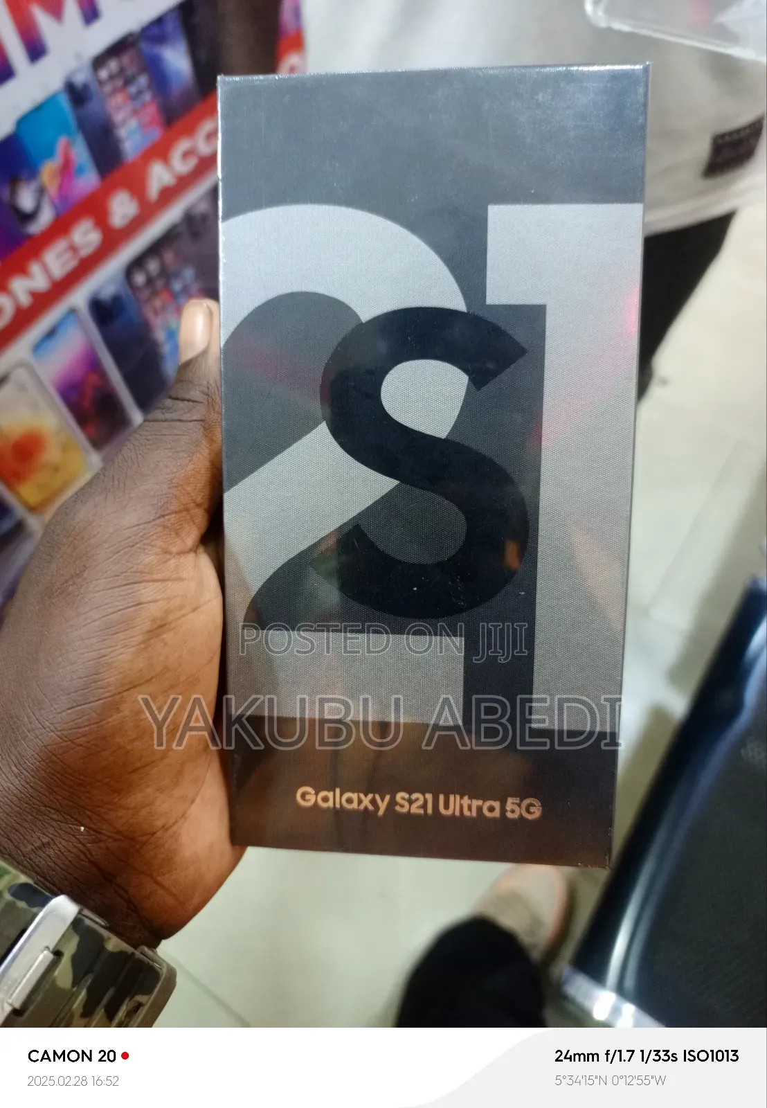New Samsung Galaxy S21 Ultra 5G 128 GB Silver