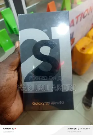 New Samsung Galaxy S21 Ultra 5G 128 GB Silver