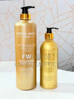 Faster White Gold Argan Super Whitening Lotion Shower Gel