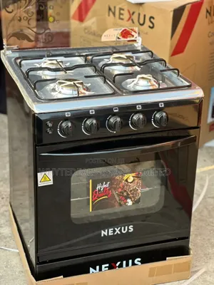Nexus 60x60 Gas Cooker| Oven|Grill| Stainl Steel|Auto-ignite