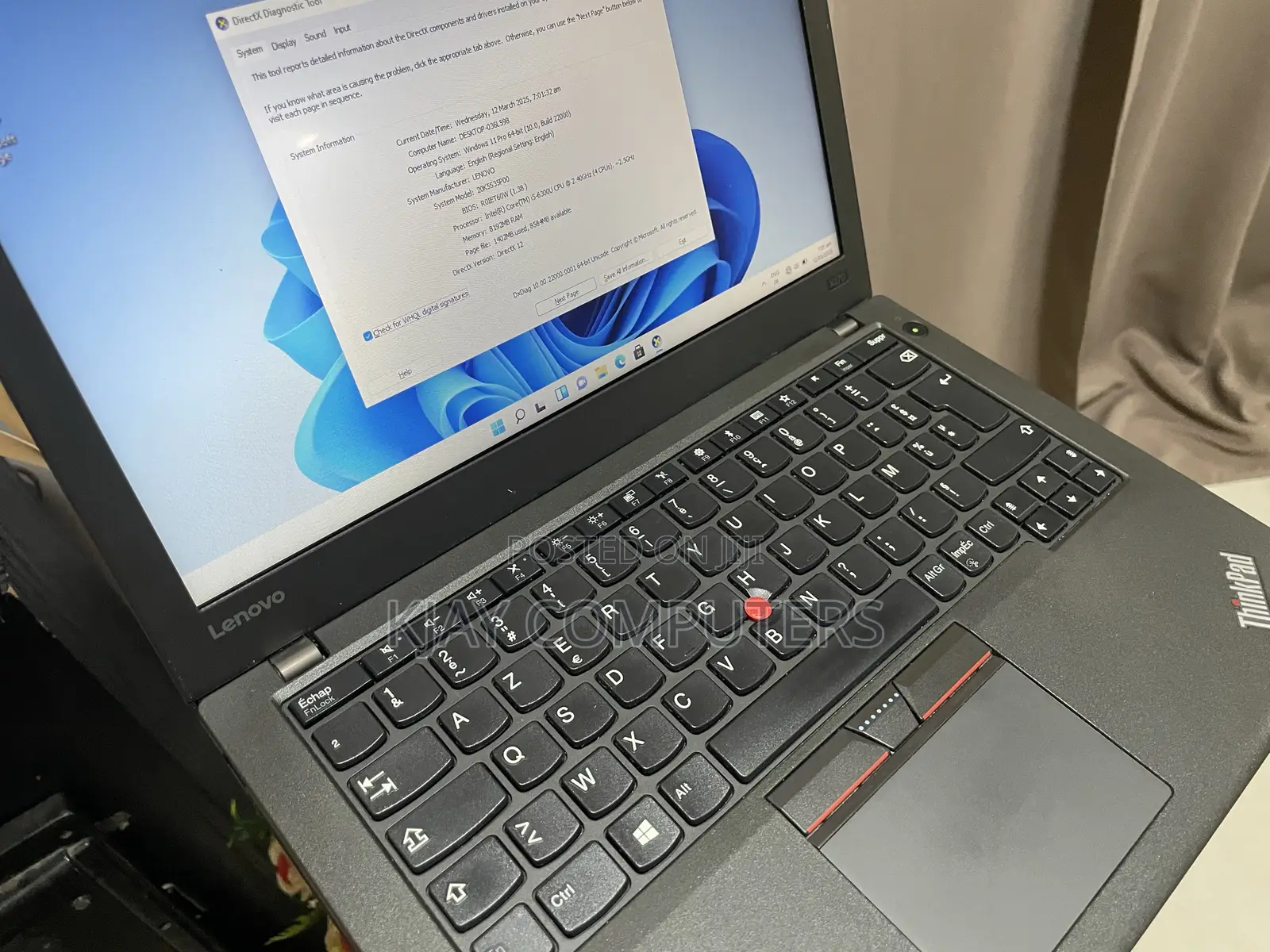 Laptop Lenovo ThinkPad X270 8GB Intel Core i5 SSD 256GB
