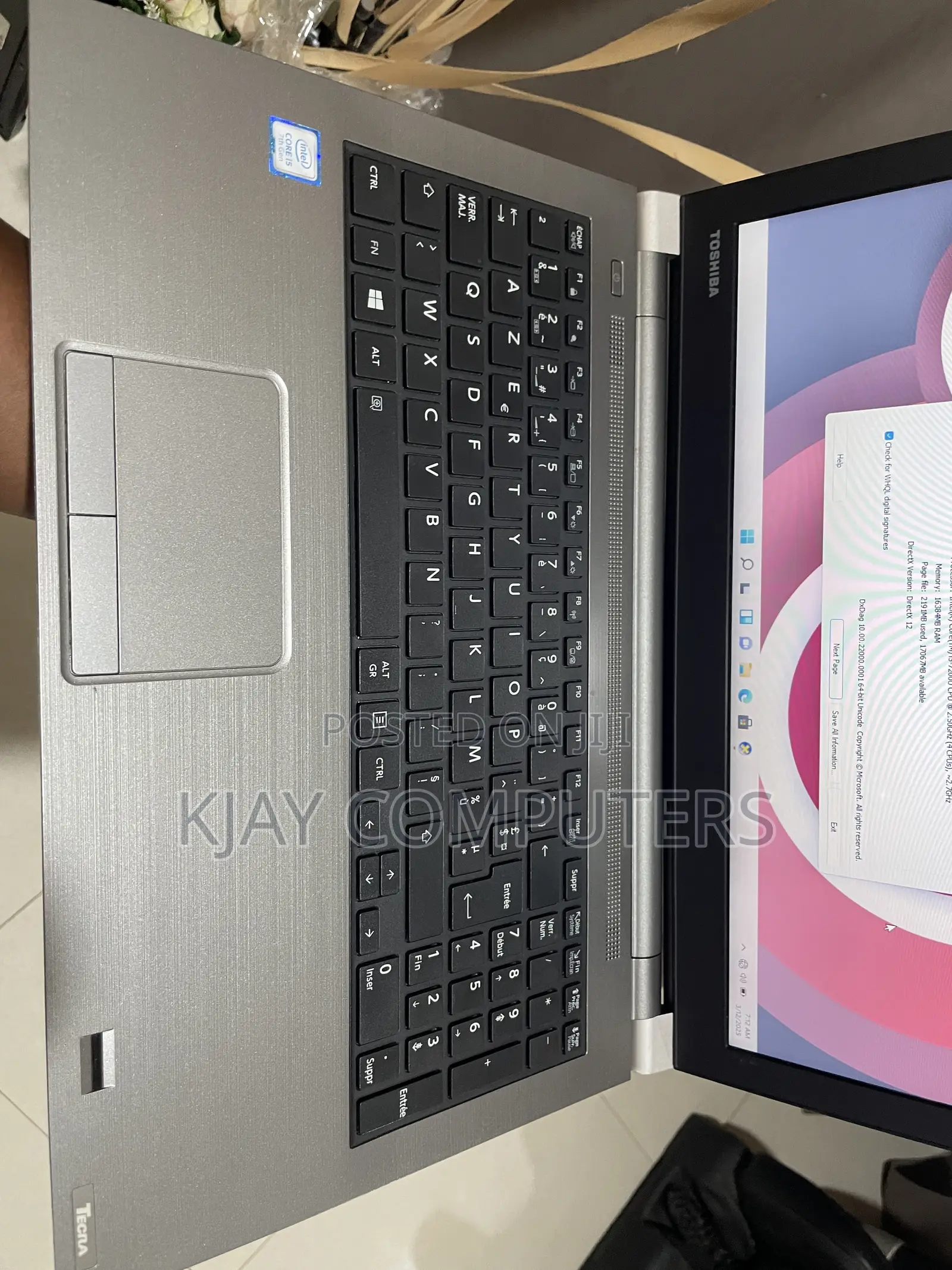 Laptop Toshiba Tecra A50 16GB Intel Core i5 SSD 256GB