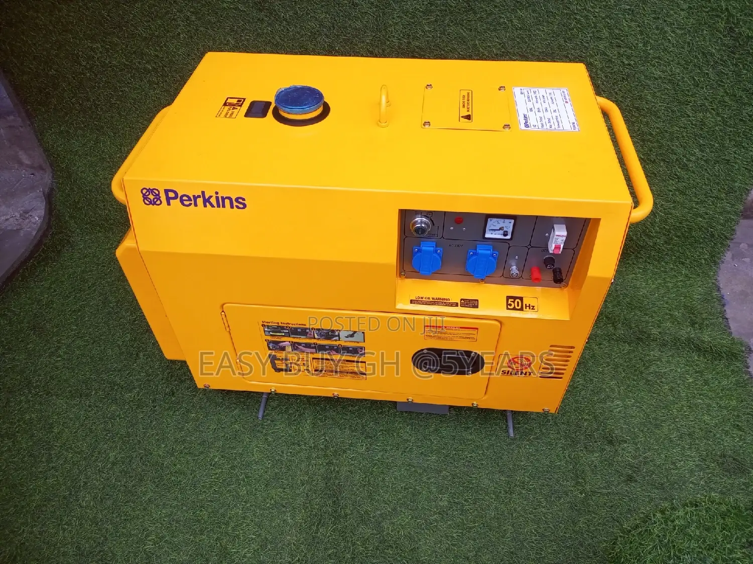 10kva Yellow Diesel Generator Perkins Geneset