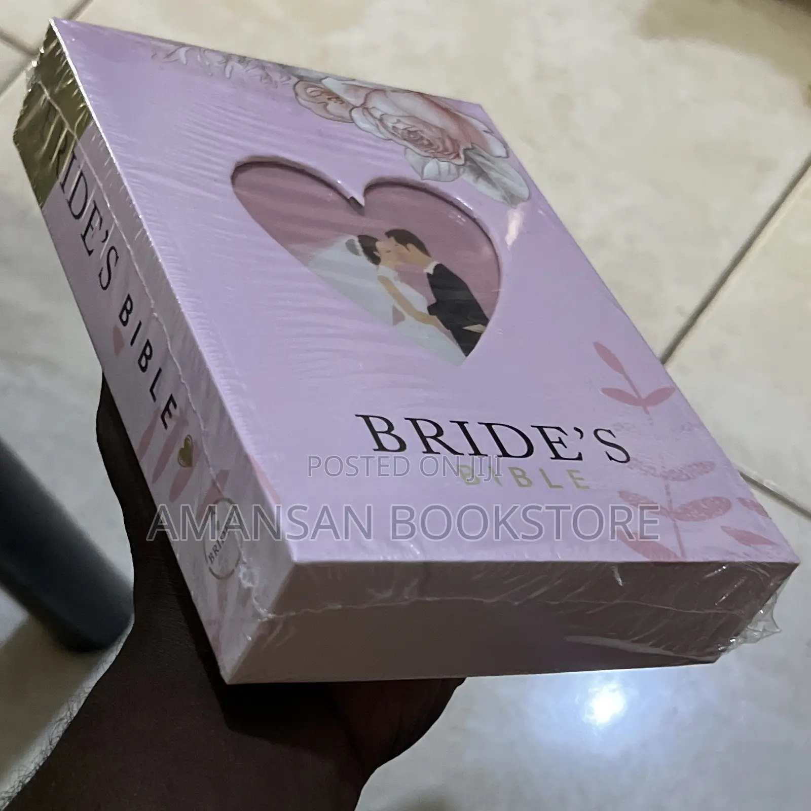 Engagement and Wedding Bible in Pink Box