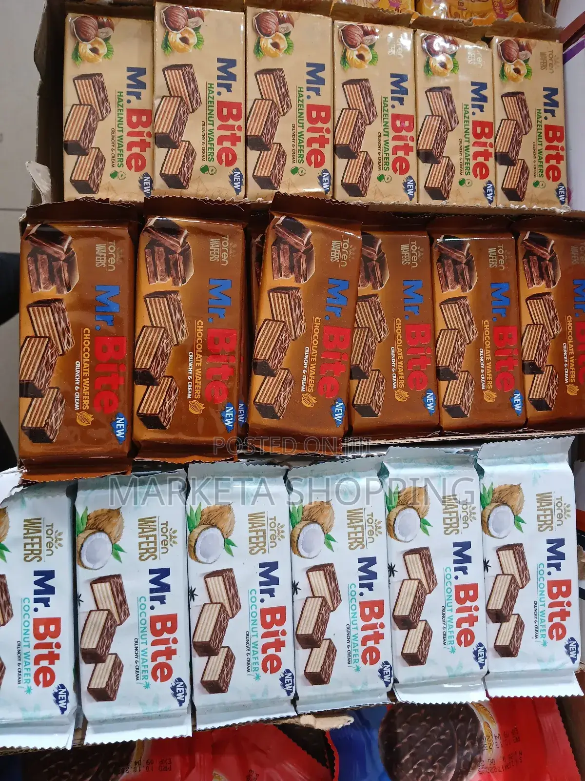Mr Bite Chocolate Wafer 38gx24