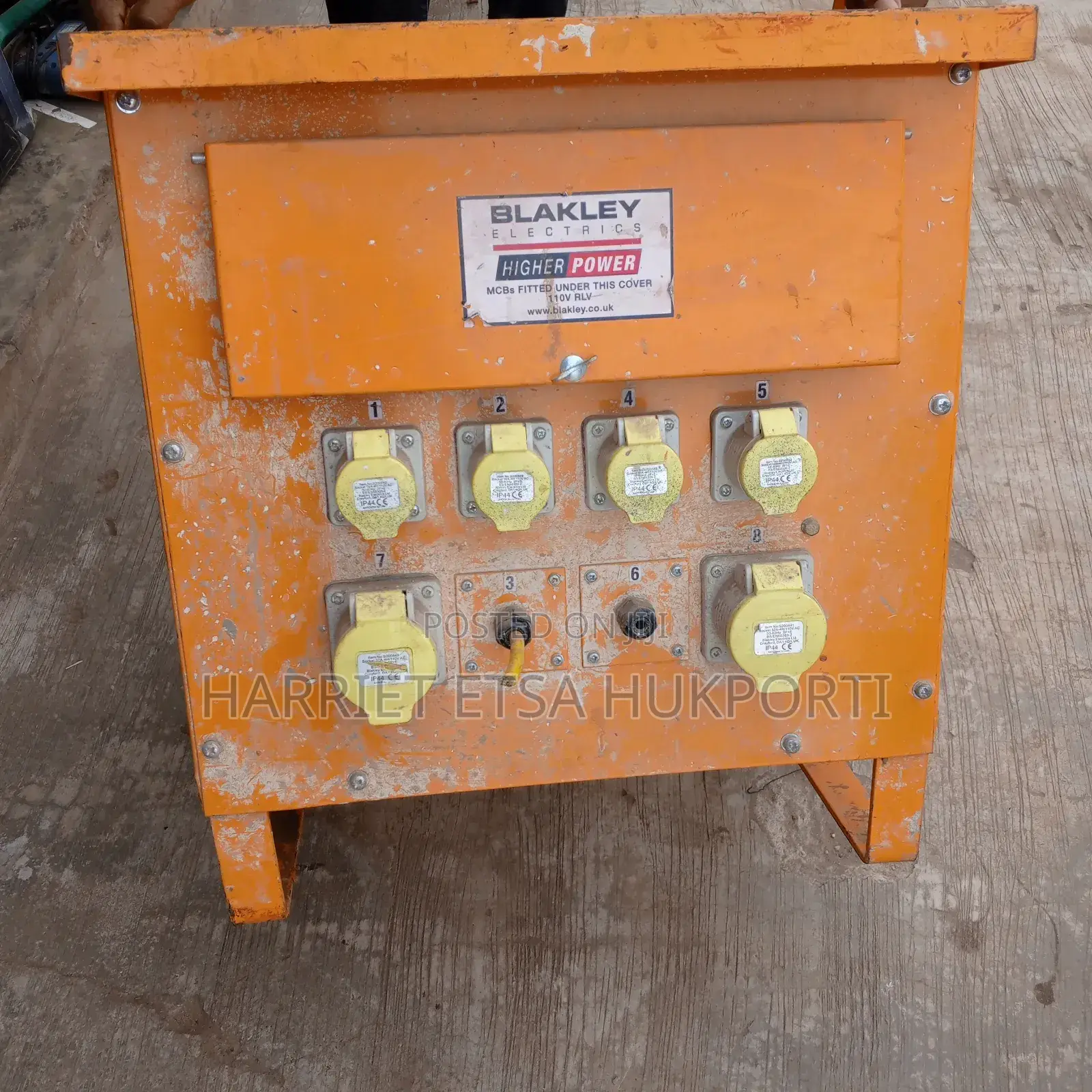 10kva 415v 3 Phase-110v Steel Core Site Transformer
From Uk
