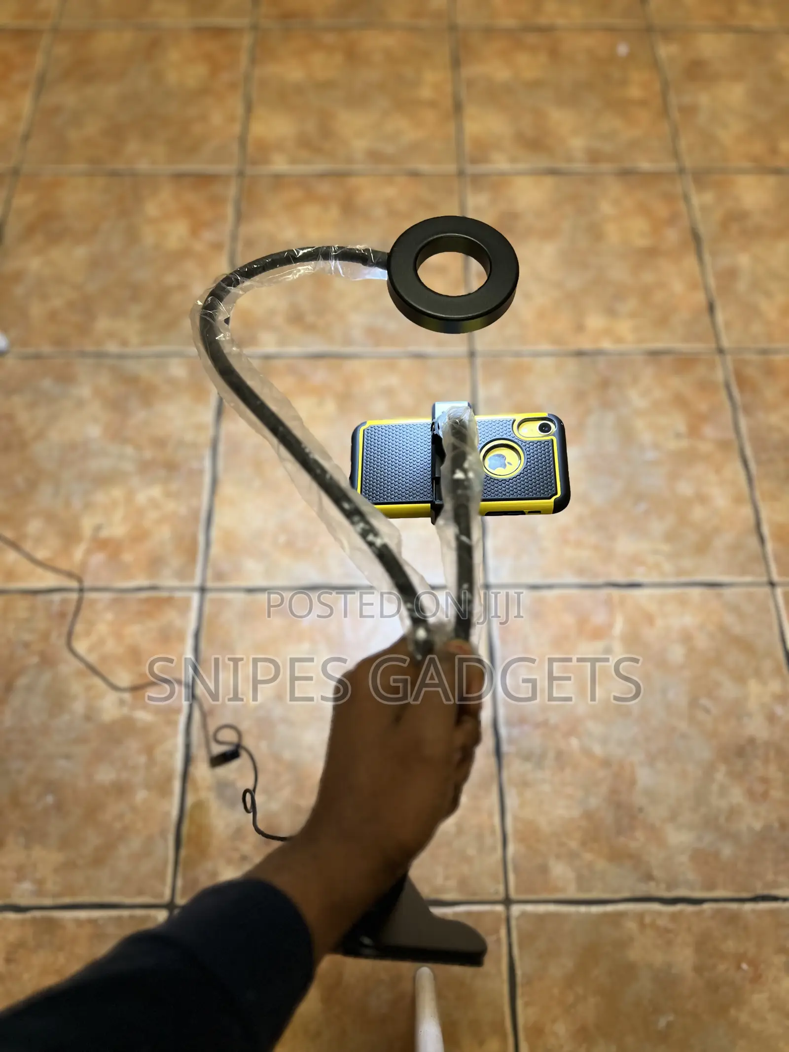 Portable Usb Selfie Ring Light Mobile Phone Holder