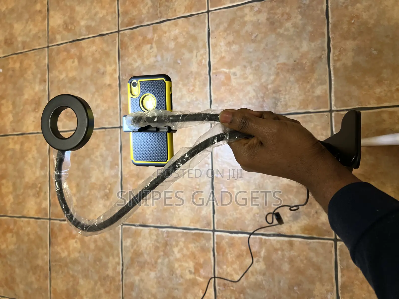 Portable Usb Selfie Ring Light Mobile Phone Holder