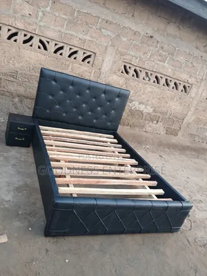 Black Bed Frame With Drawer
