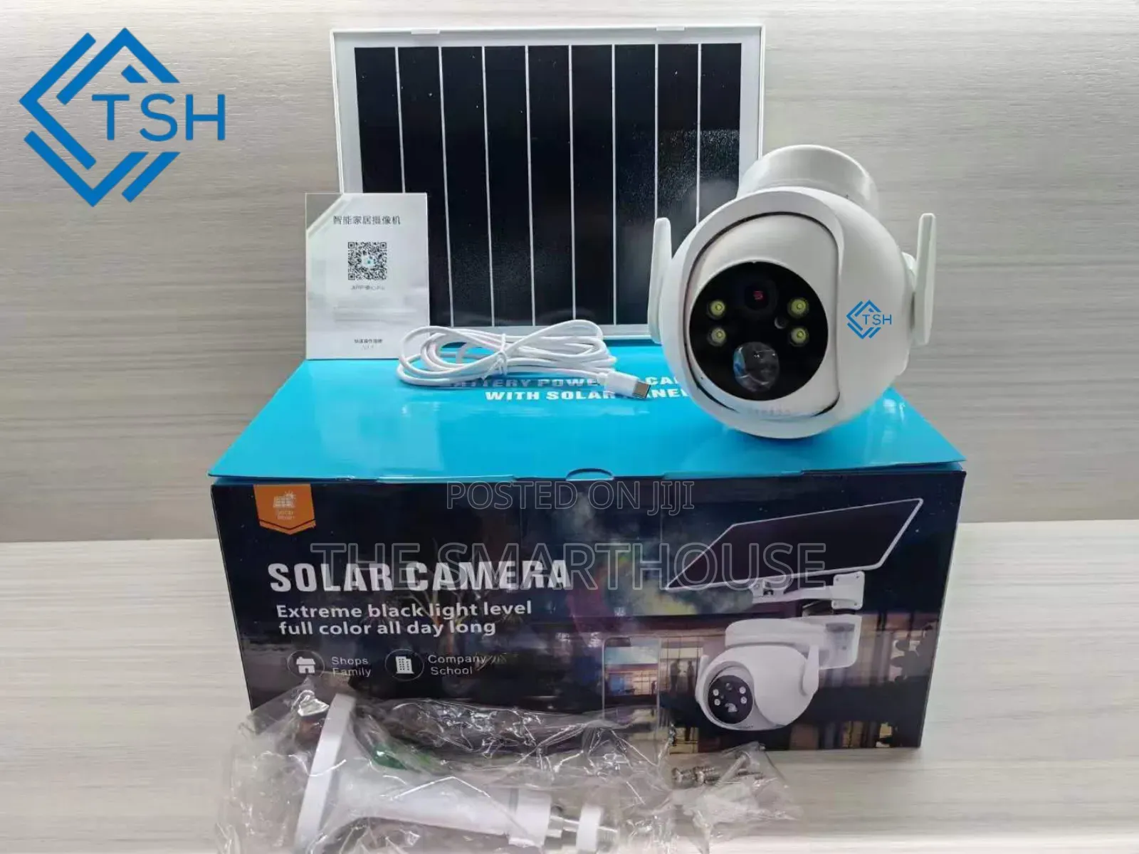 Smart Solar 4g CCTV Camera ( Support All Sim Cards)