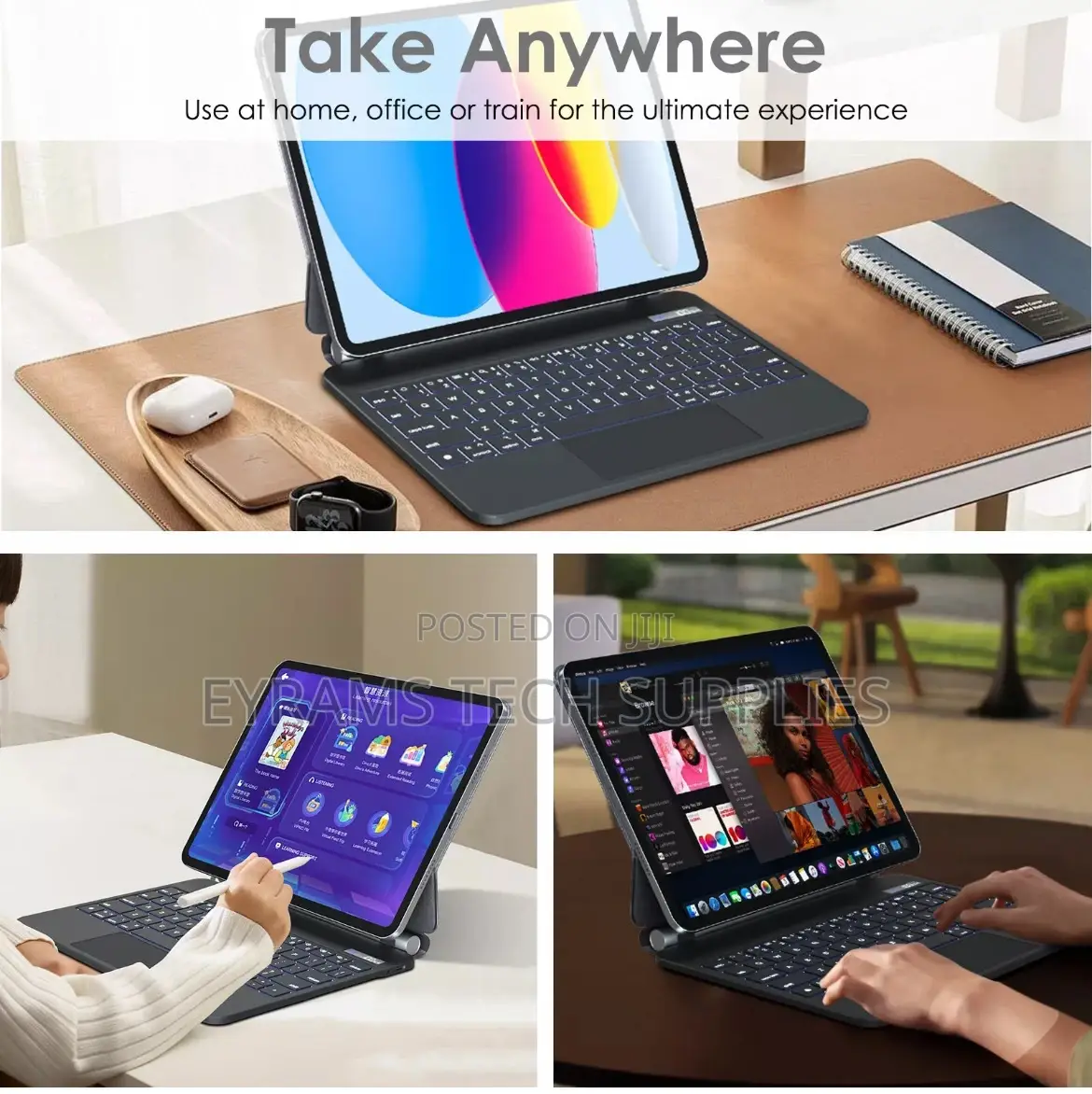 Magic Keyboard Apple iPad 10/11th Gen Magnetic Floating LCD