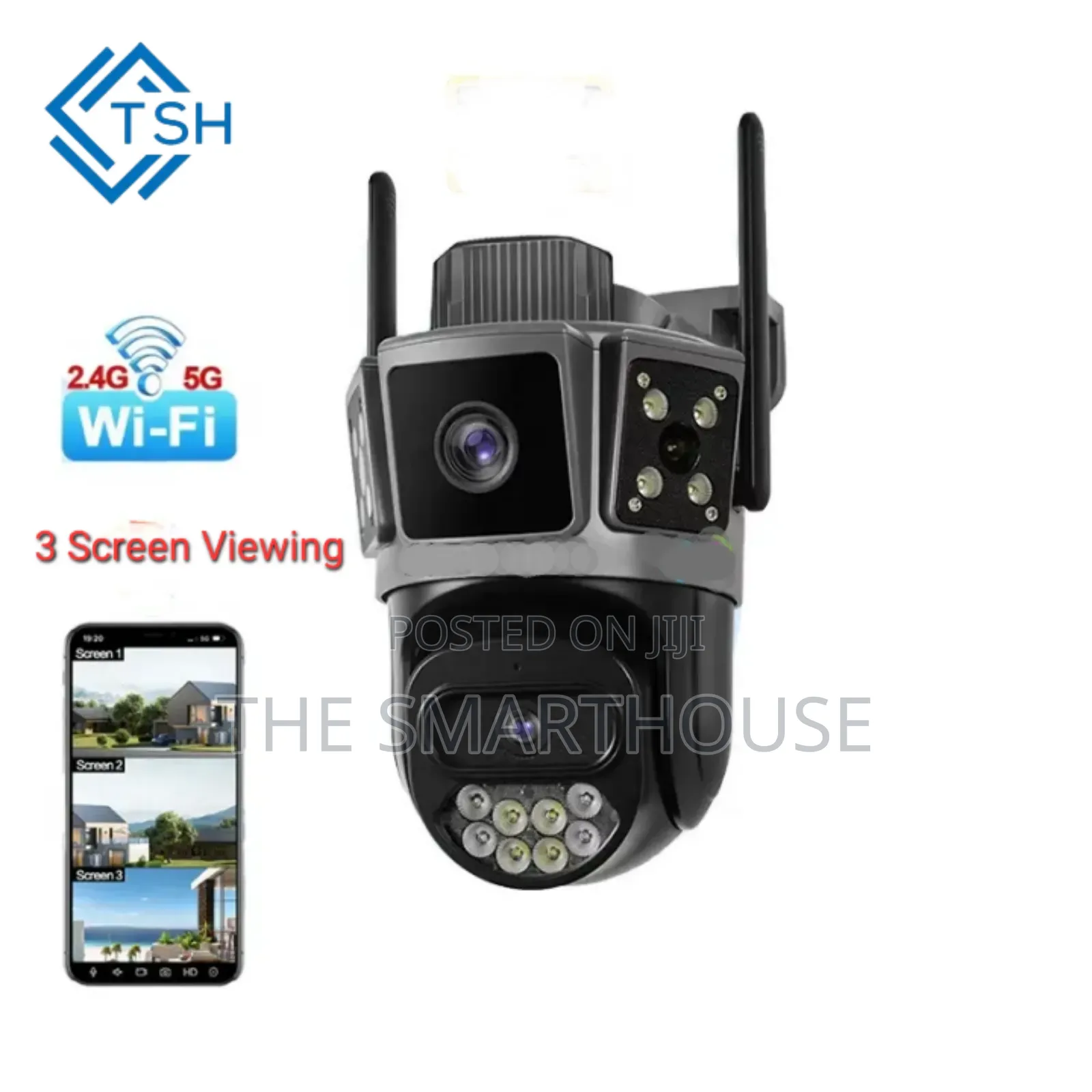 Smart Triple View CCTV Camera