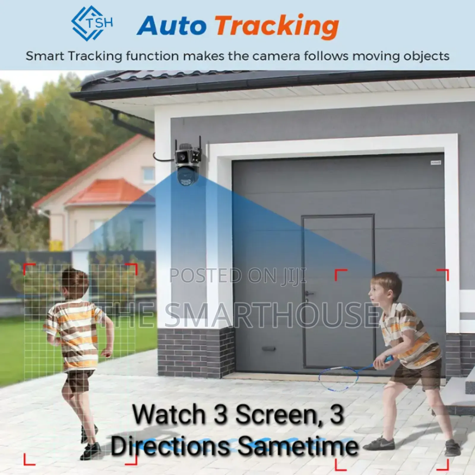 Smart Triple View CCTV Camera