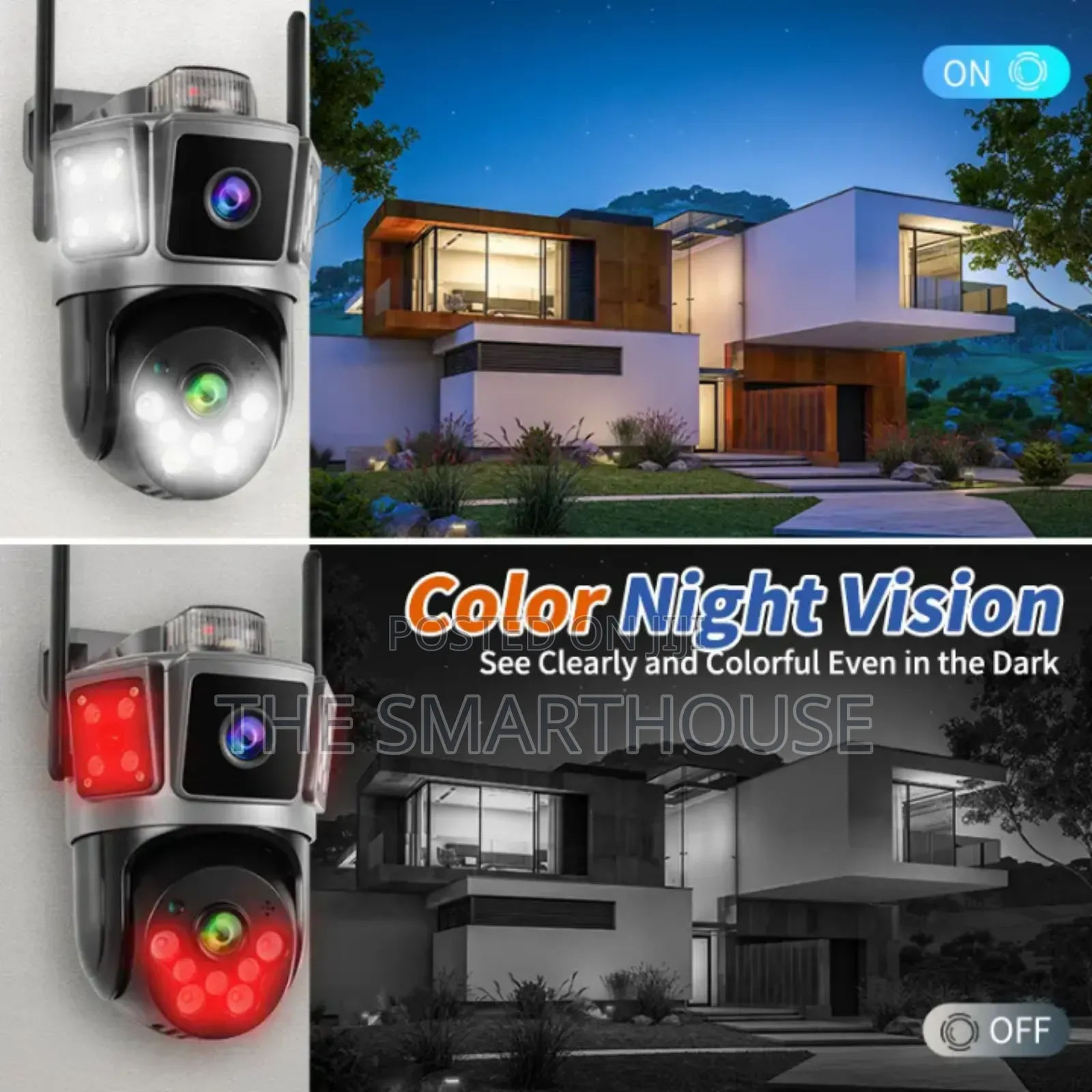 Smart Triple View CCTV Camera