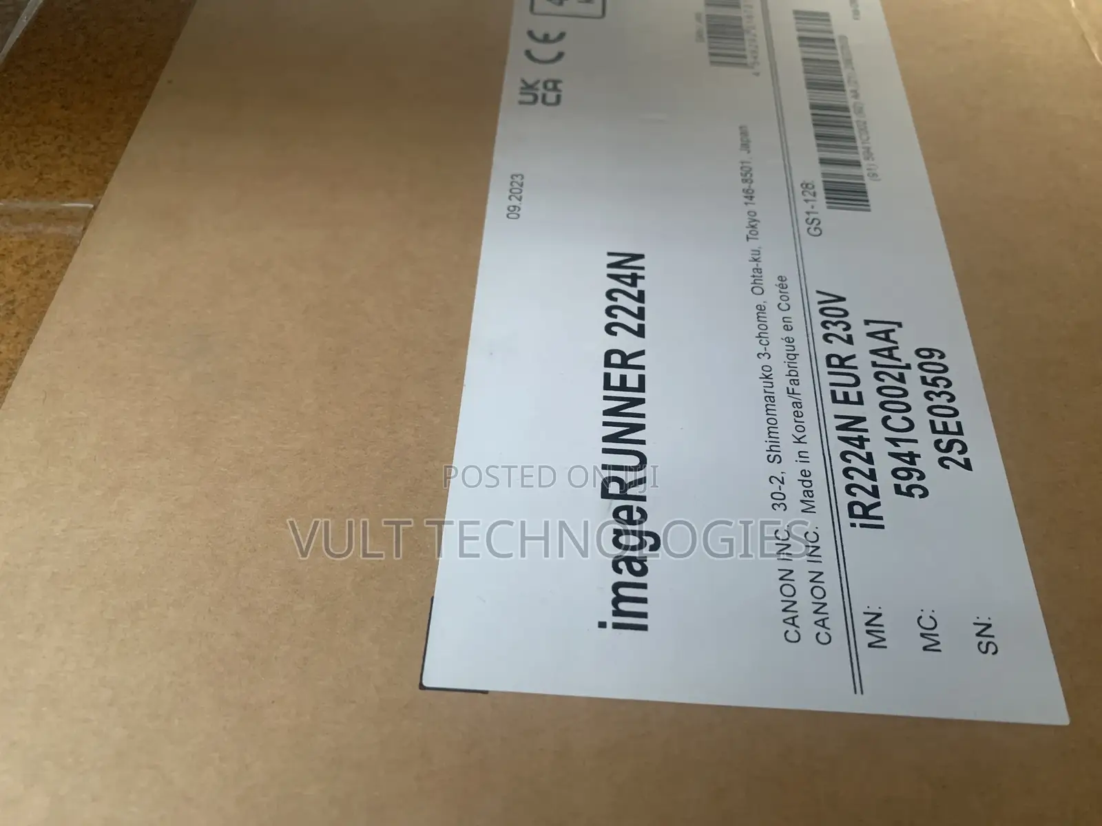 Canon Image Runner 2224n A3 Copier
