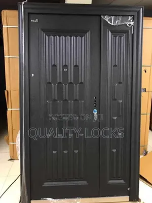 Black Standard Sed Metal Security Door