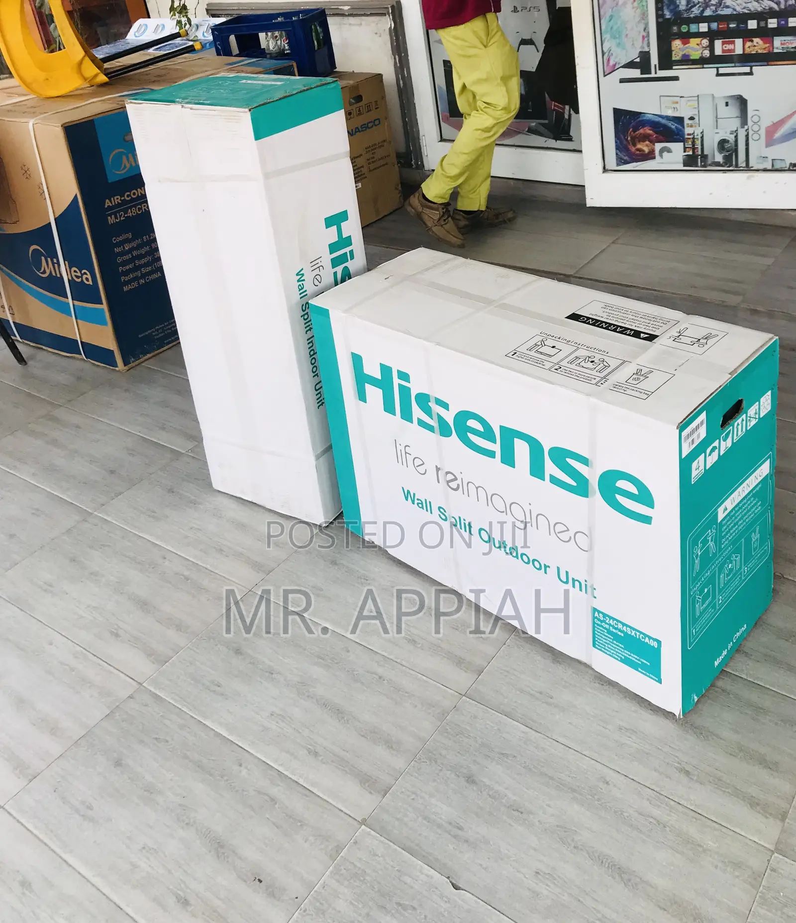 Original Hisence 2.0hp Ac With Auto Protection Functions.