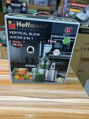 Hoffmans 2in1 Slow Juicer With Juice Yield 96%