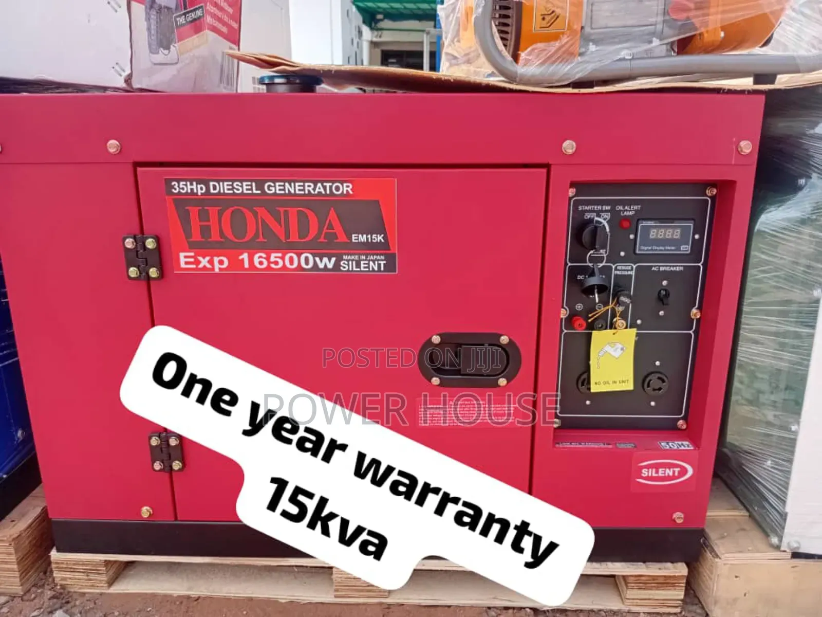 High Voltage 15kva 16500watts Honda Diesel Generator Japan