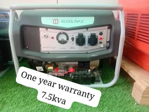 Short Circuit Protected Ecool Max Petrol 7.5kva Genset