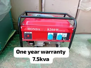 Certified 7.5kva 8200watts Generator Honda Petrol 7.5kva