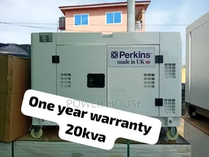Emergency Stop Enabled 20kva Diesel Generator Silent Perkins