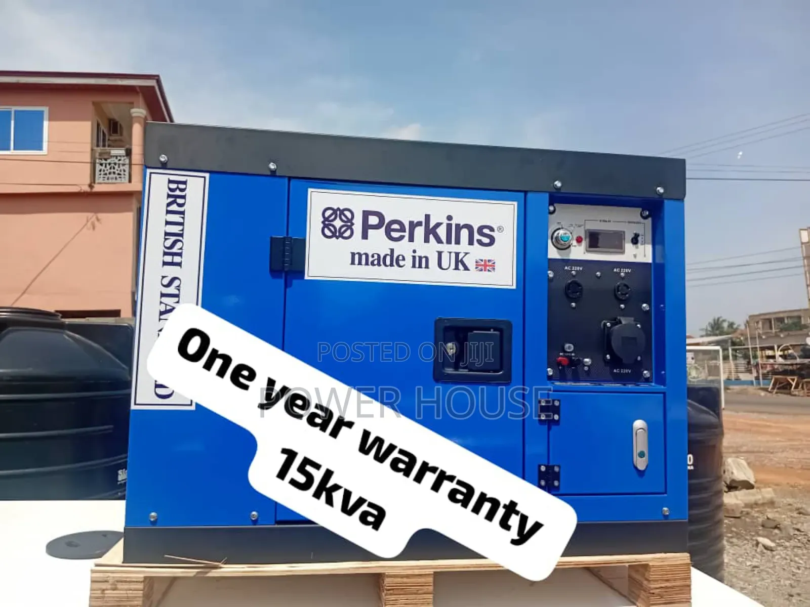 Circuit Breaker Equipped Perkins Silent Diesel Generator