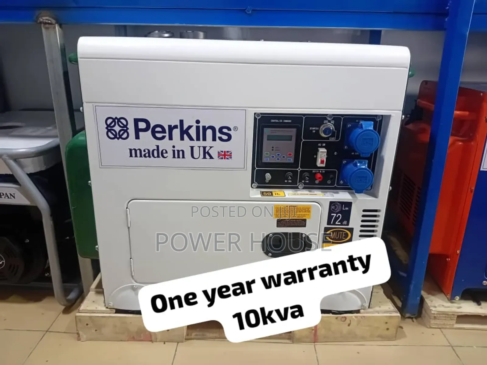 Easy to Start Panel Perkins Diesel Generator 15kva Silent