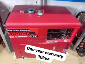 Maintenance Friendly 10kva Silent Diesel Generator Honda