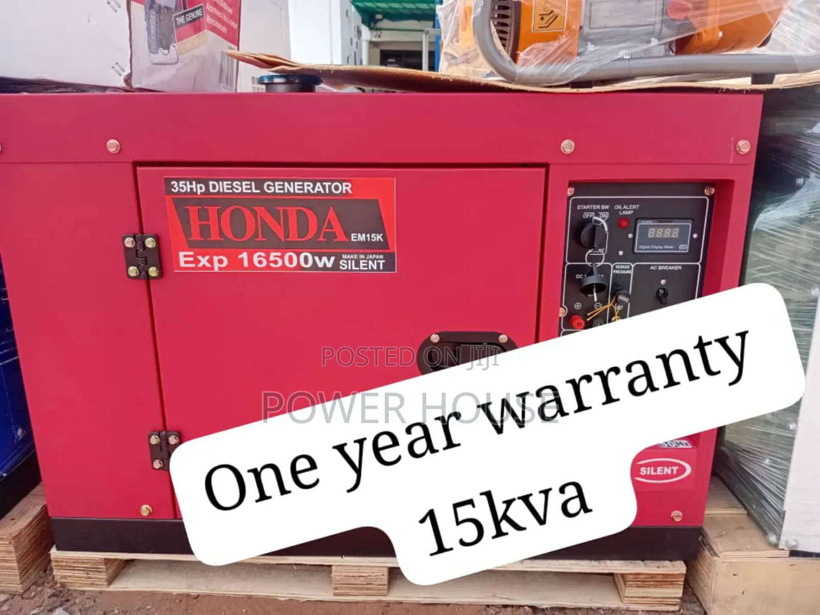 Surge Protected Honda Diesel Generator Japan Made 15kva