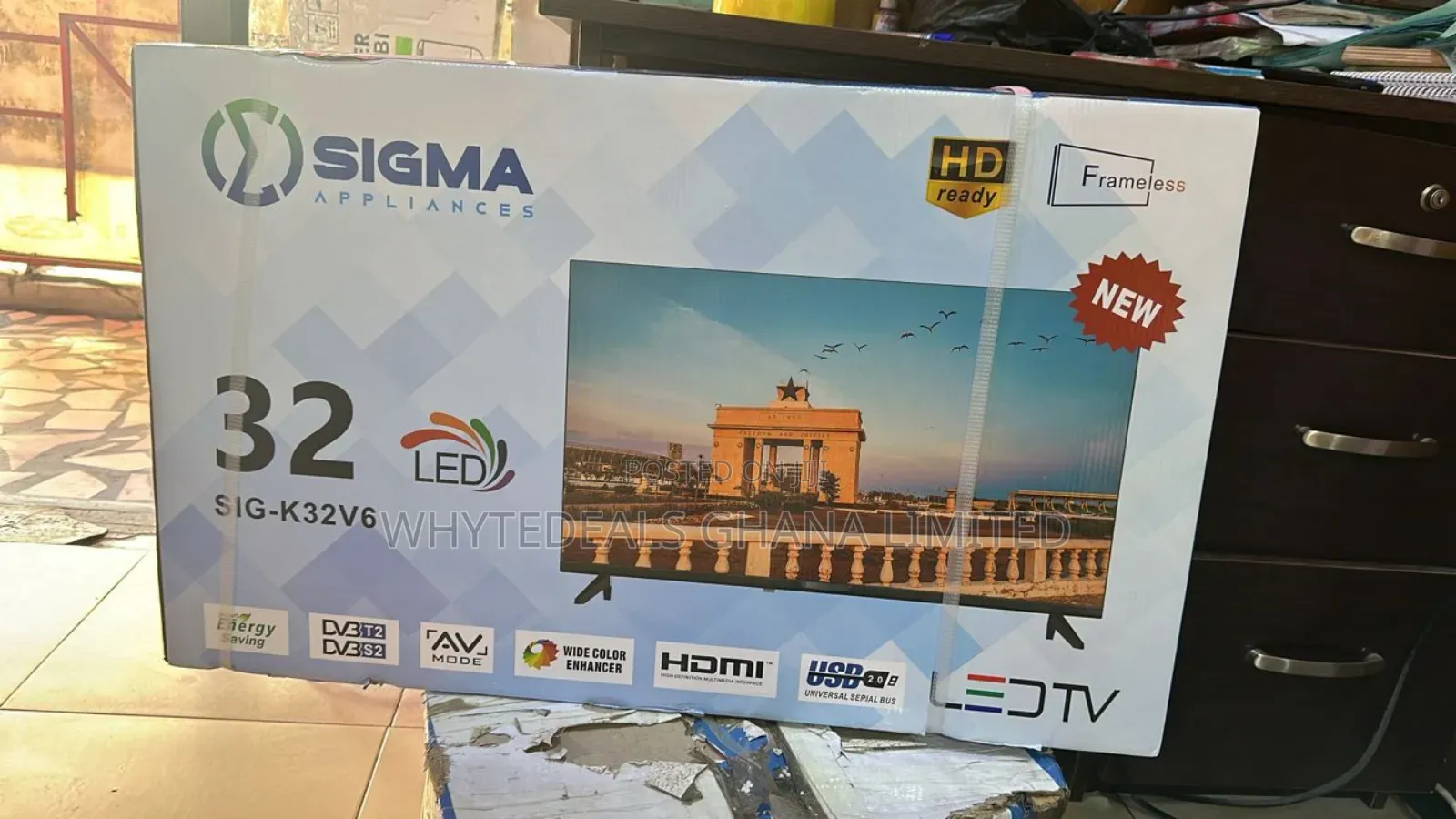 32" Sigma Inbuilt Satellite Led Tv| Full Hd| Frameless| 2-yrs Warranty