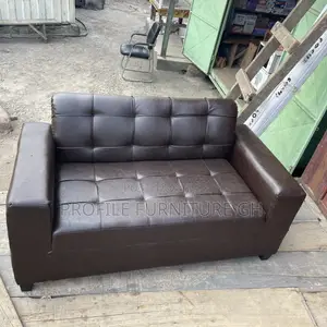 2in1 Sofa Made With Solid Leather And Foam//  Durable And Luxurious