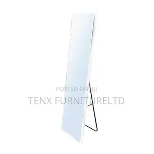 Dressing Mirror With Stand White/Black/Teak