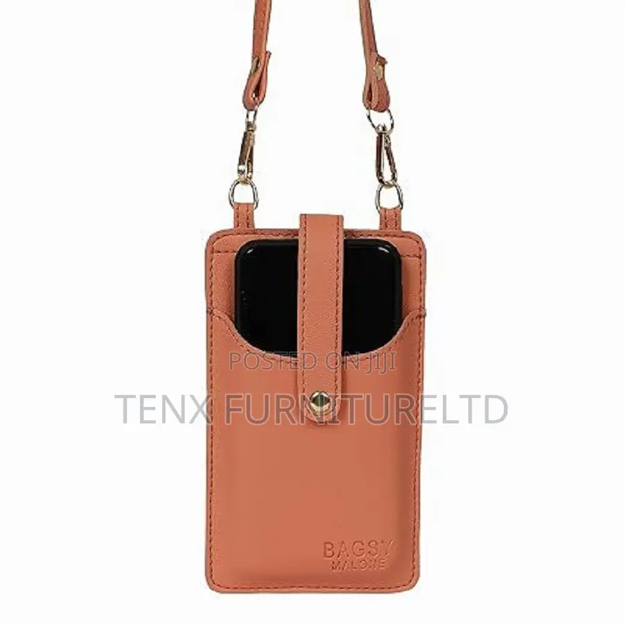 Ladies Handbag Mobile Sling Baby Pink