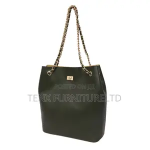 Hand Bag (Shopper Tote Bag)Green Pu