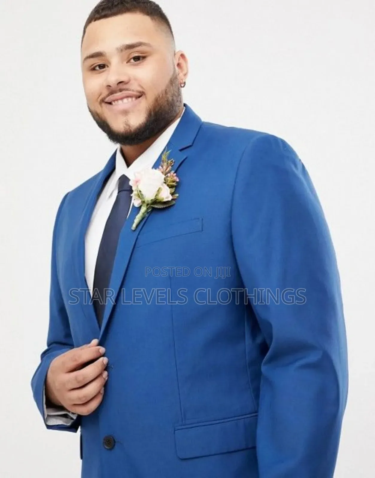Black Plus Size Suits Available in 40_46