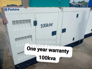 Warranty Included 100kva Perkins Diesel Silent Genset 100kw