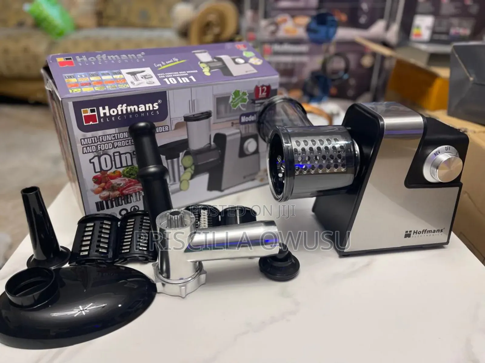 Hoffman 10 in 1 Electric Grinder and Food Processor