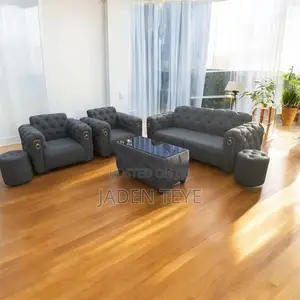Ash Fabric Family Set Sofa