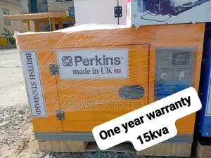 Specialised 15kva Perkins Silent Generator Diesel 15kva Uk