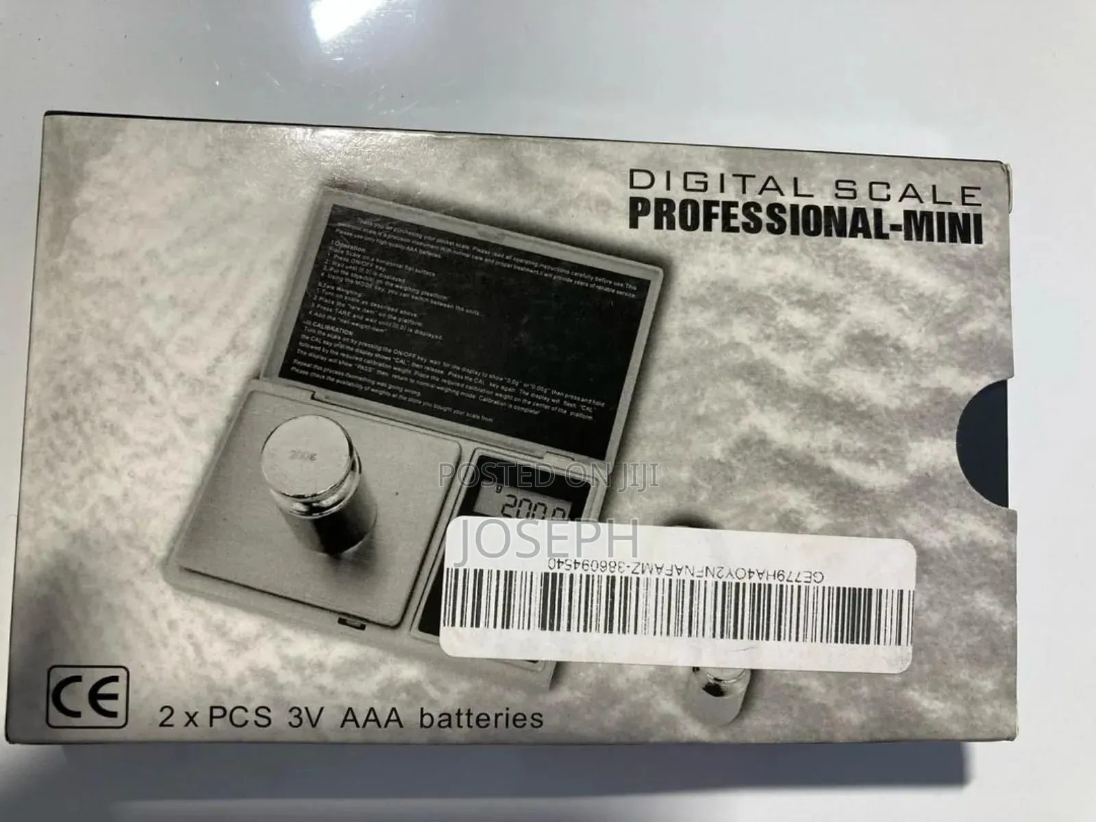 Gold Scale/ Jewellery Scale 500grams Type