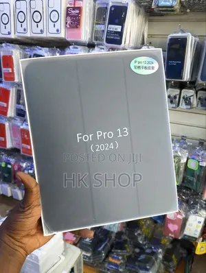 Smart Cover Case for iPad Pro 13 With Pencil Space - Black