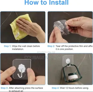 12 Pieces of Wall Hooks for Hanging