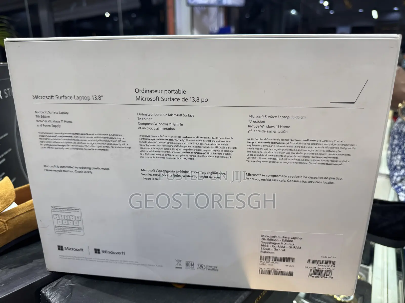 New Laptop Microsoft Surface Laptop 7 16GB SSD 512GB